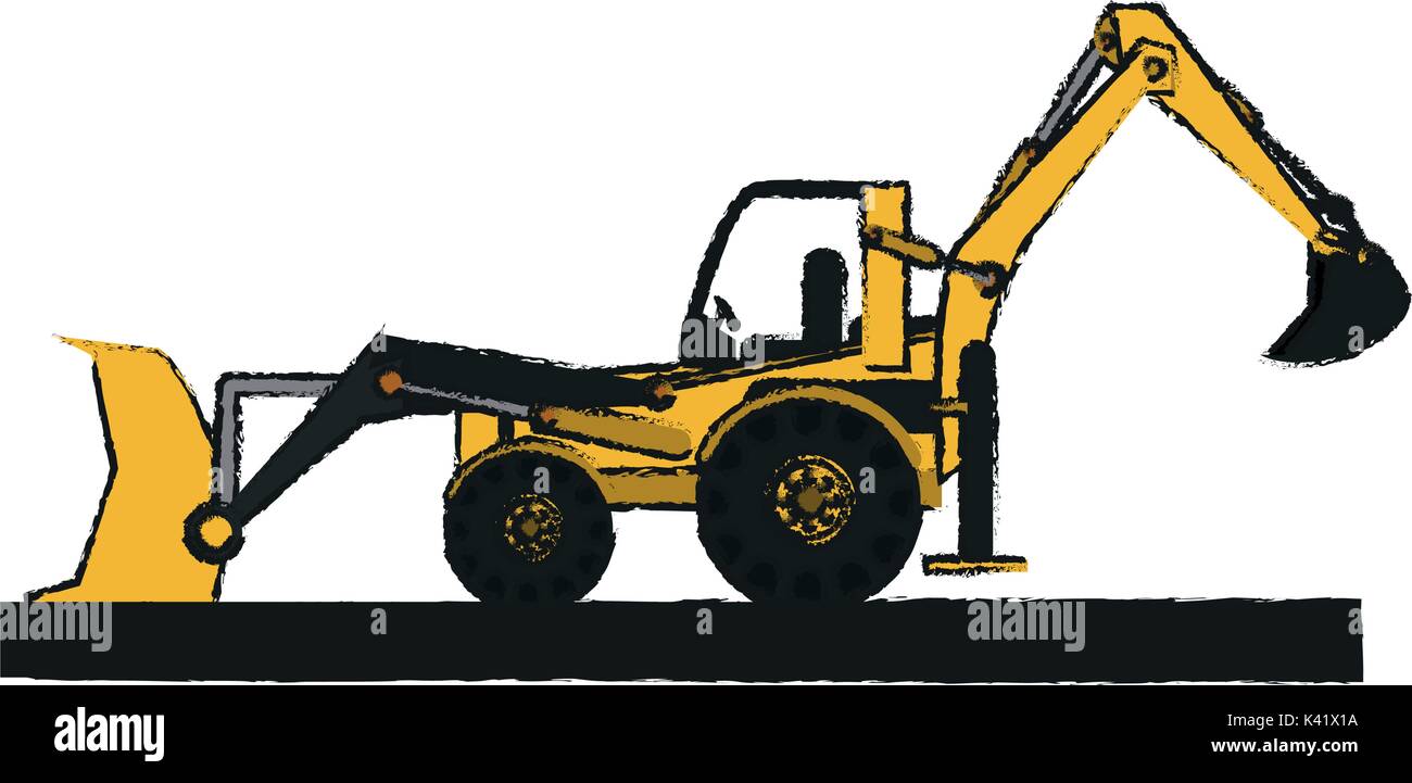 Isolated wheel loader design Stock Vector Image & Art - Alamy