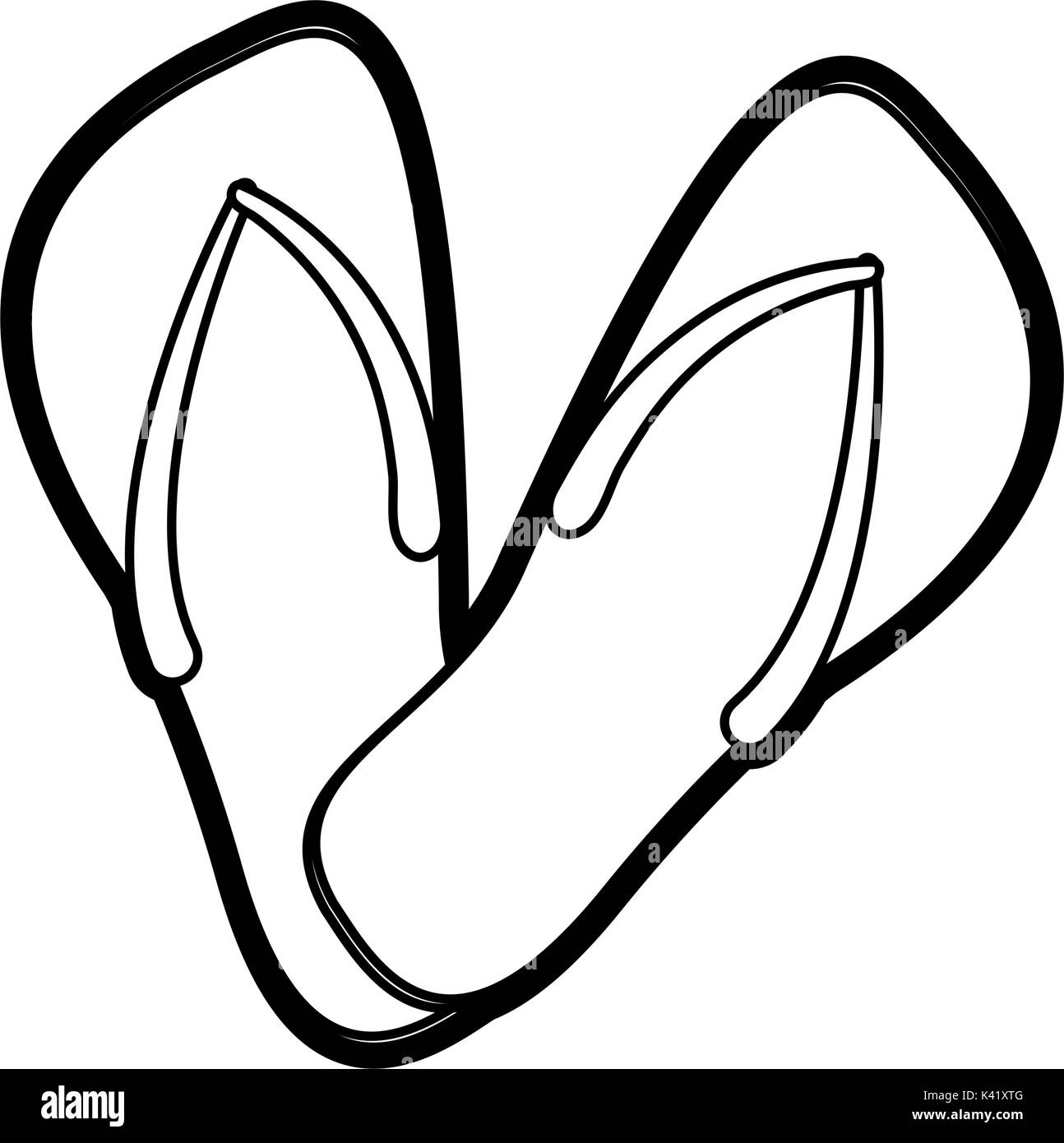Beautiful feet sandals Stock Vector Images - Alamy
