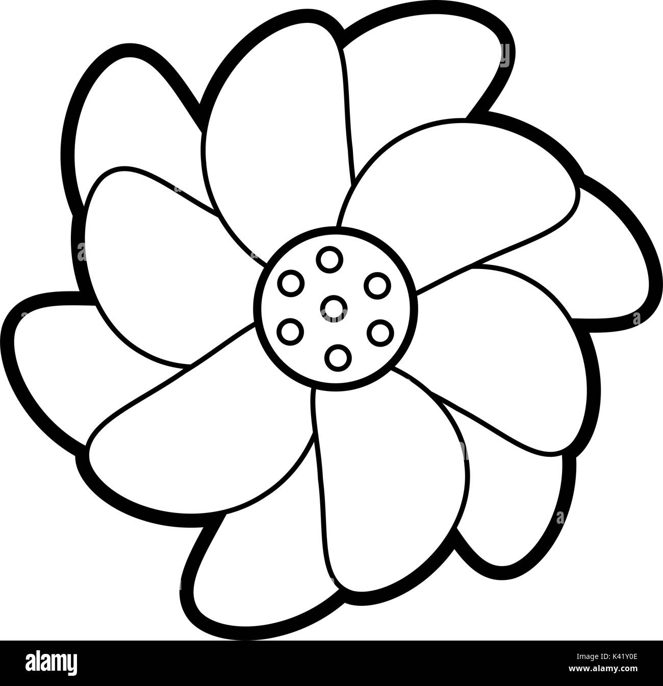 Isolated flower design Stock Vector Image & Art - Alamy