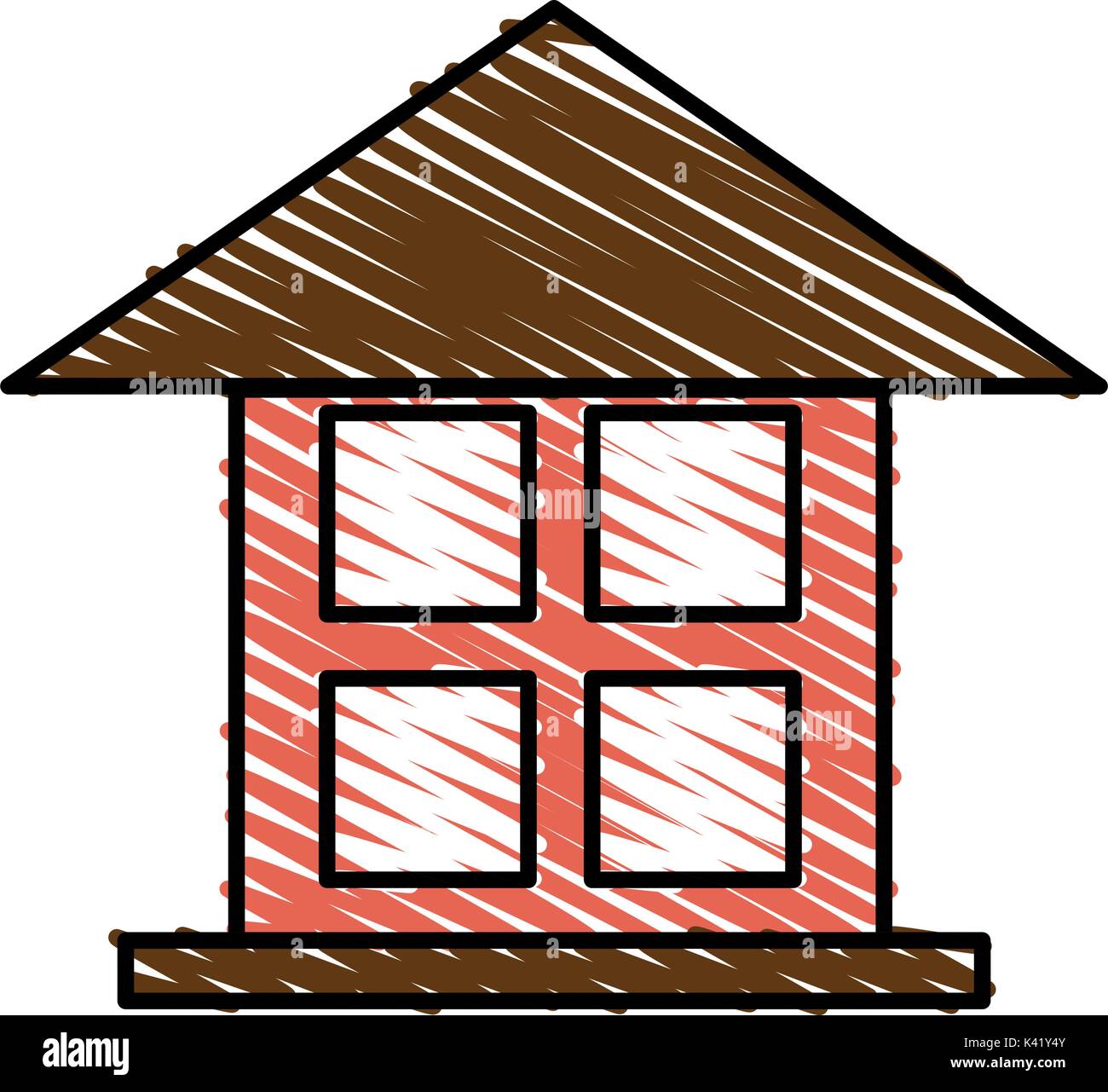 Isolated house design Stock Vector Image & Art - Alamy