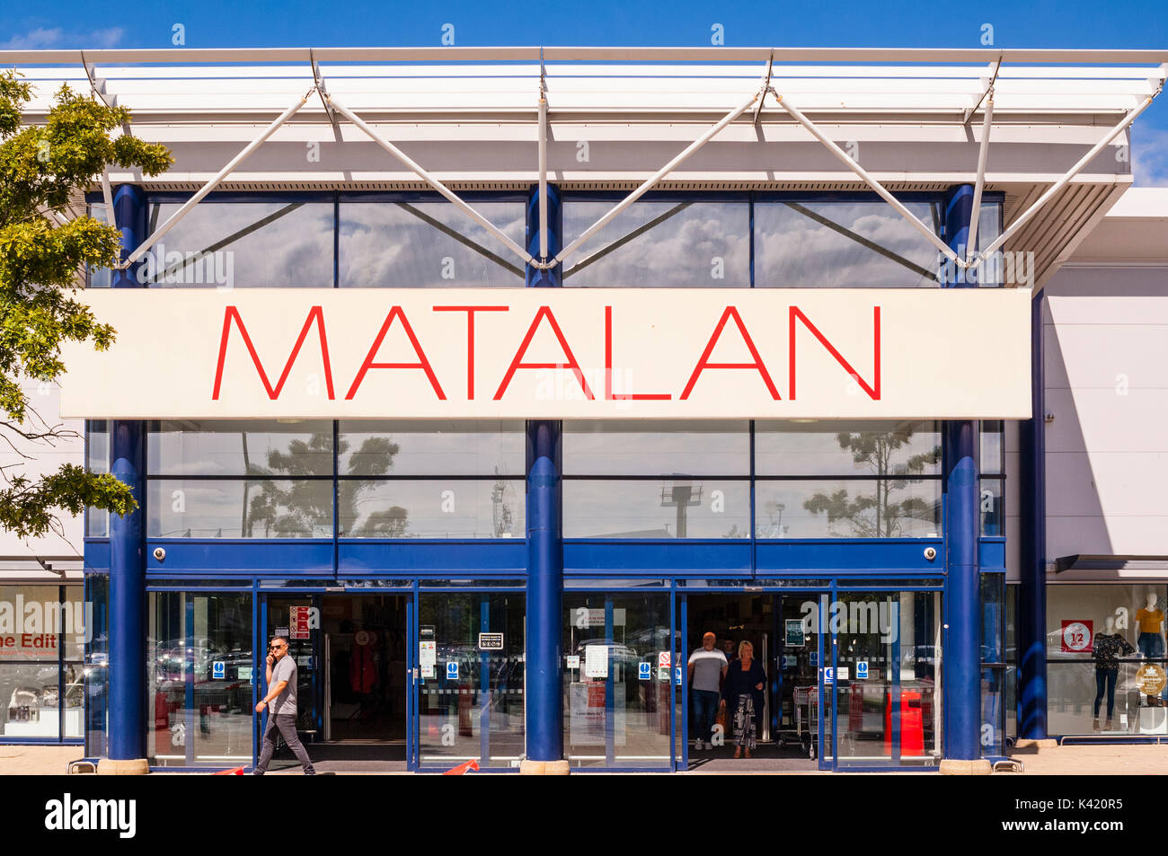 The Matalan shop store near Riverside in Norwich , Norfolk , England , Britain , Uk Stock Photo
