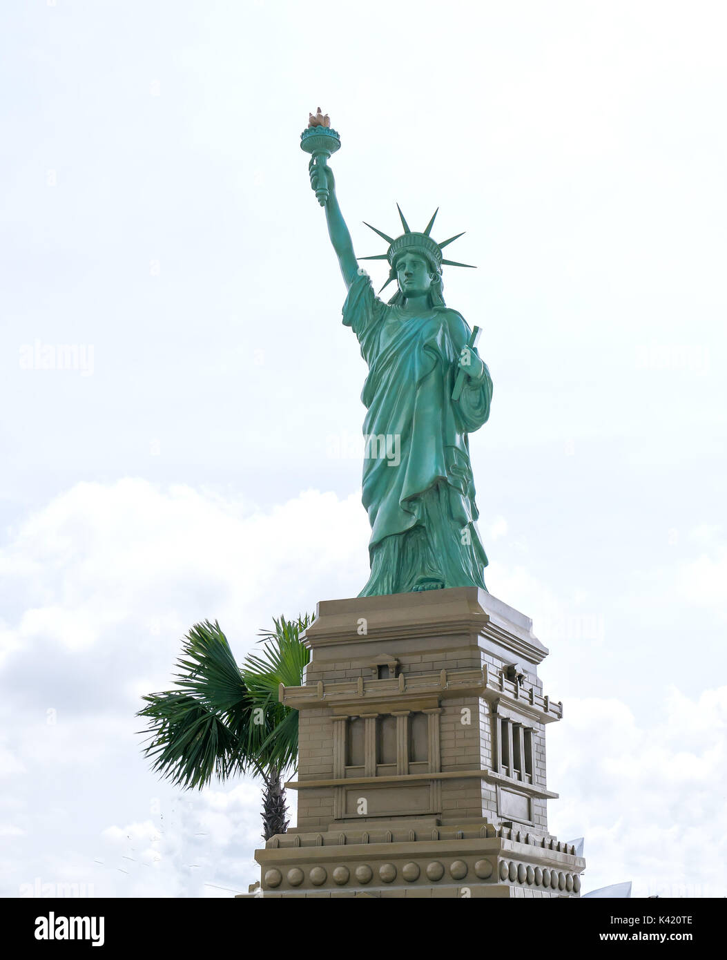 Architectural models Statue of Liberty is the world's architectural