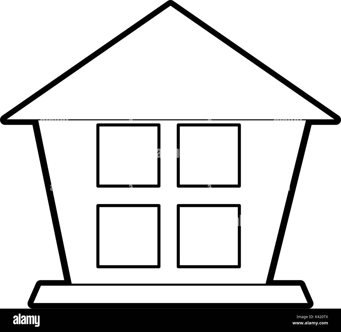 Isolated house design Stock Vector Image & Art - Alamy