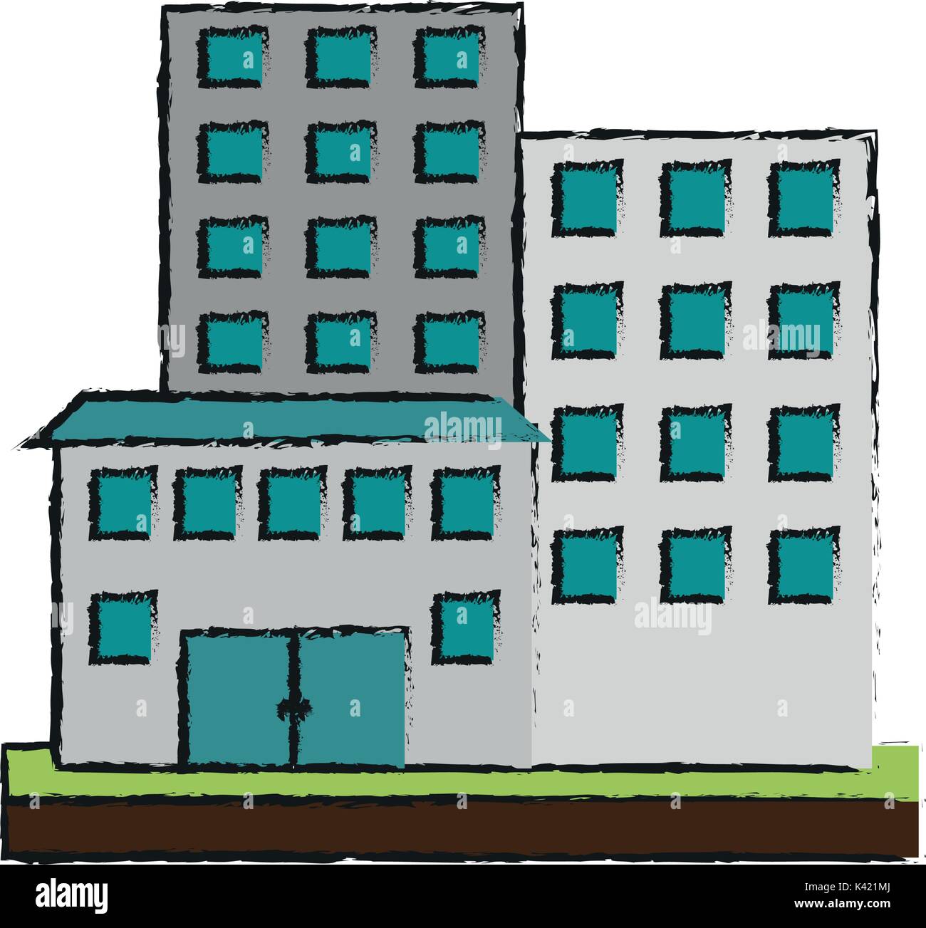 Isolated building design Stock Vector Image & Art - Alamy
