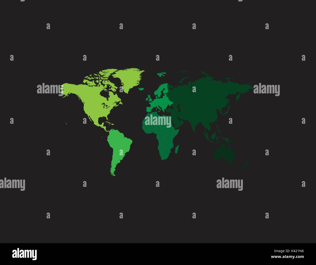 World map with countries vector Stock Vector Image & Art - Alamy