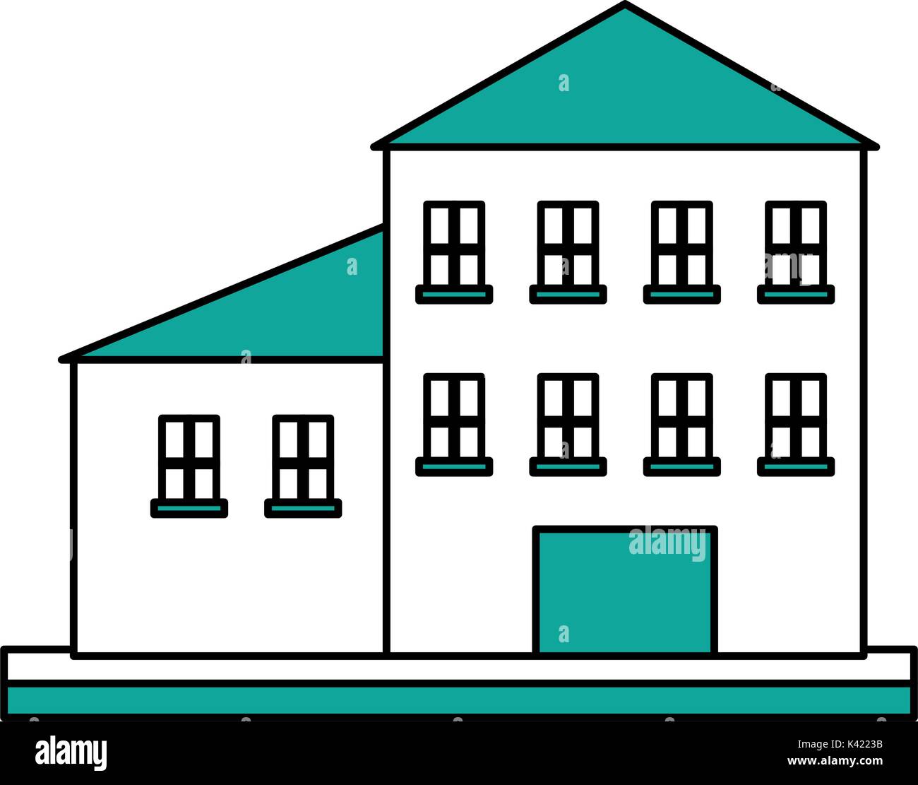 Isolated building design Stock Vector Image & Art - Alamy