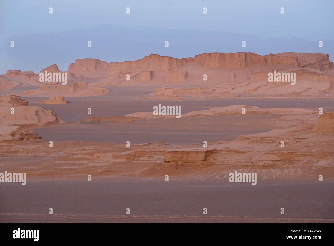 The Kaluts region of the Lut desert. The hottest place on earth. Iran