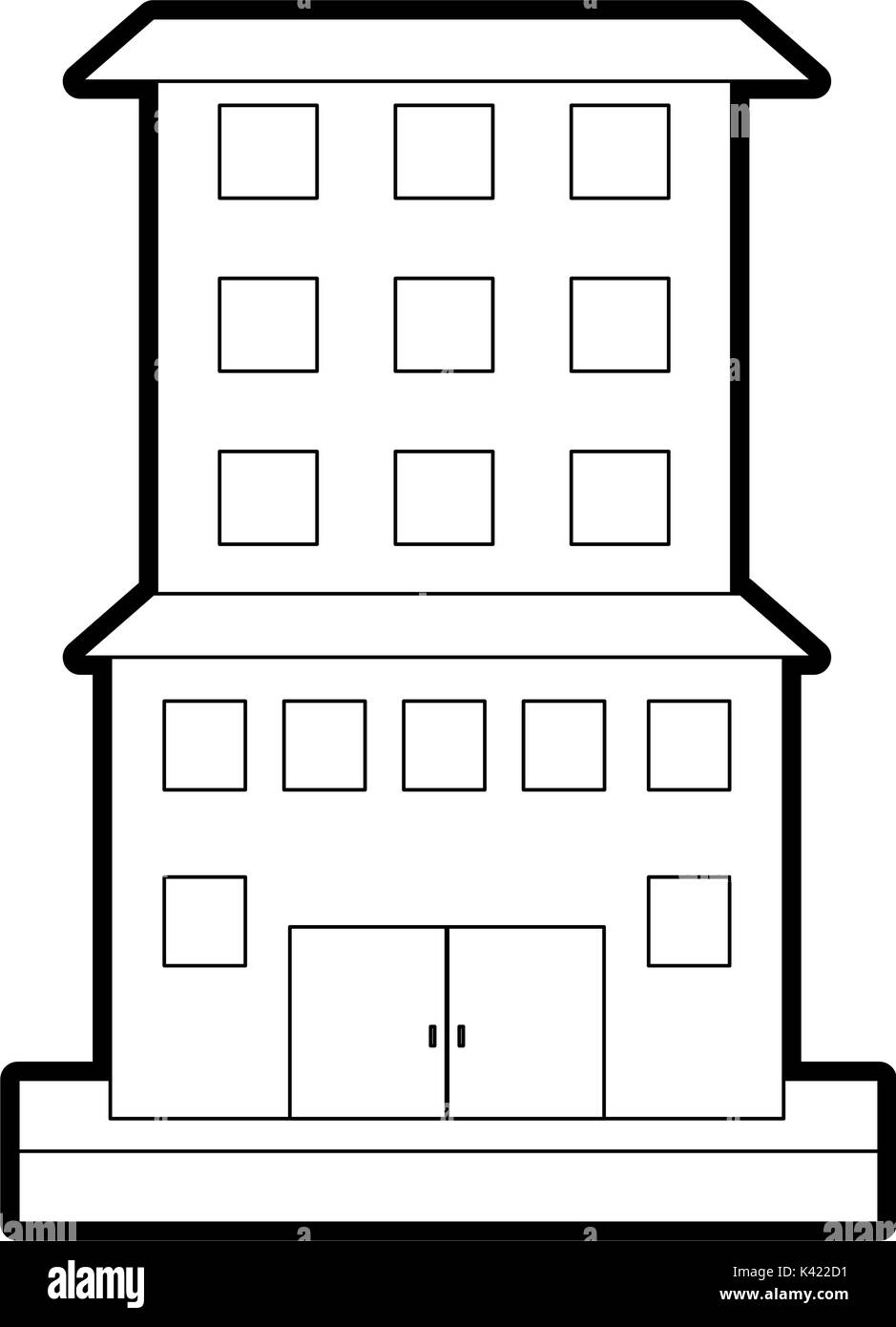Isolated building design Stock Vector Image & Art - Alamy