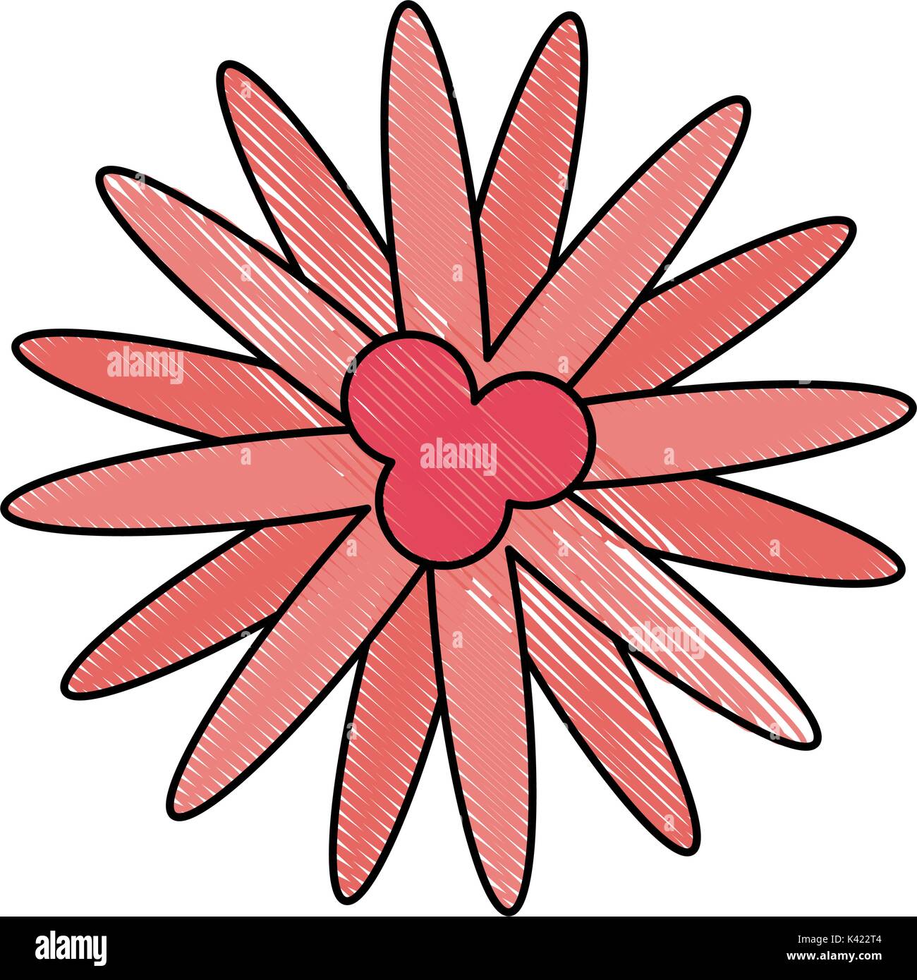 Isolated flower design Stock Vector Image & Art - Alamy