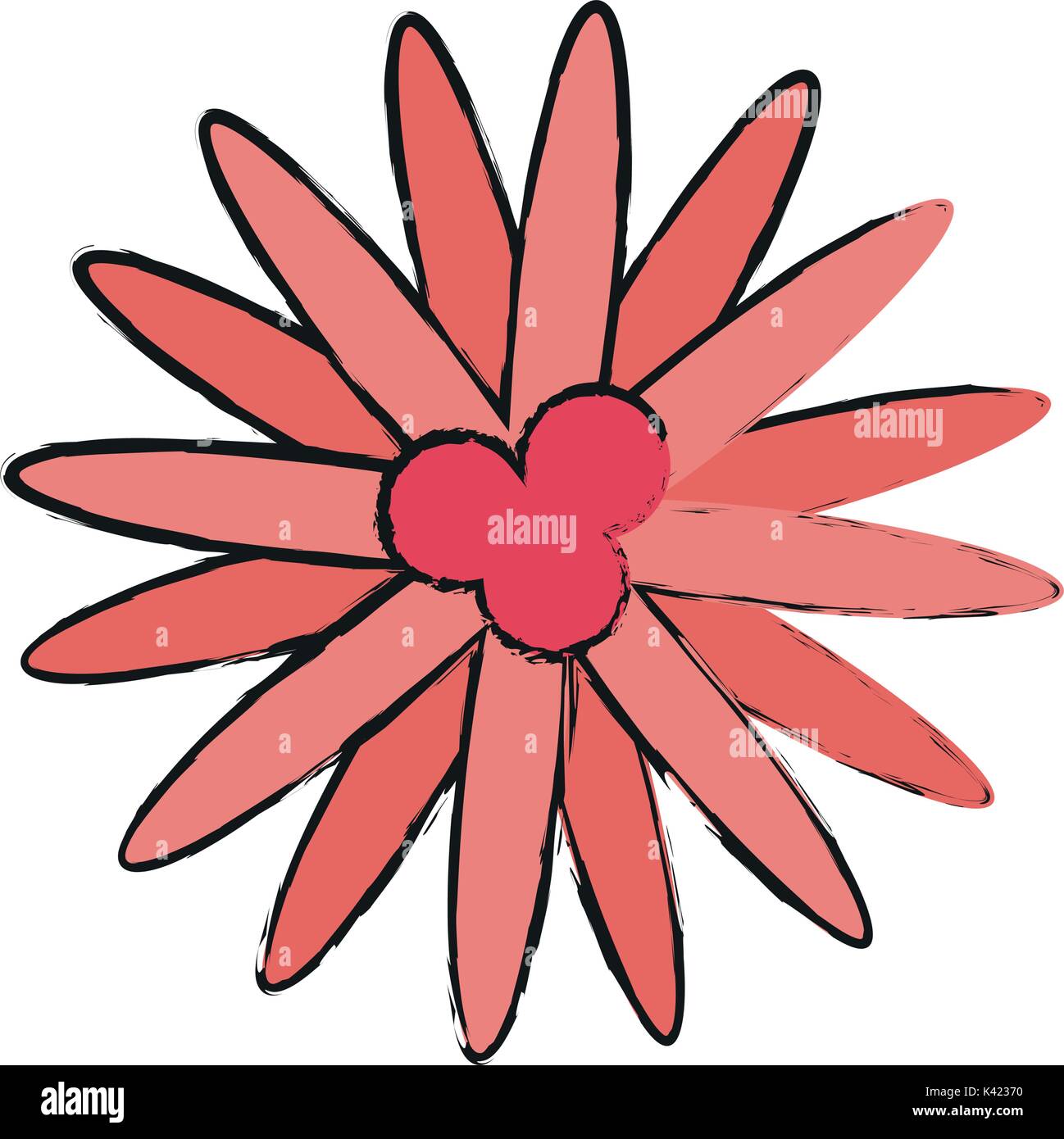 Isolated flower design Stock Vector Image & Art - Alamy