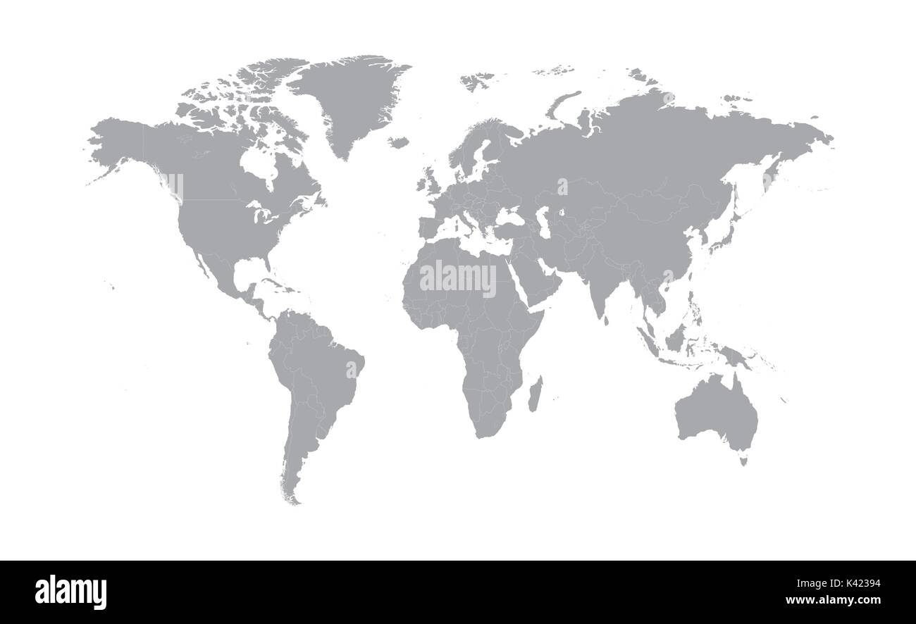 World map vector Stock Vector Image & Art - Alamy