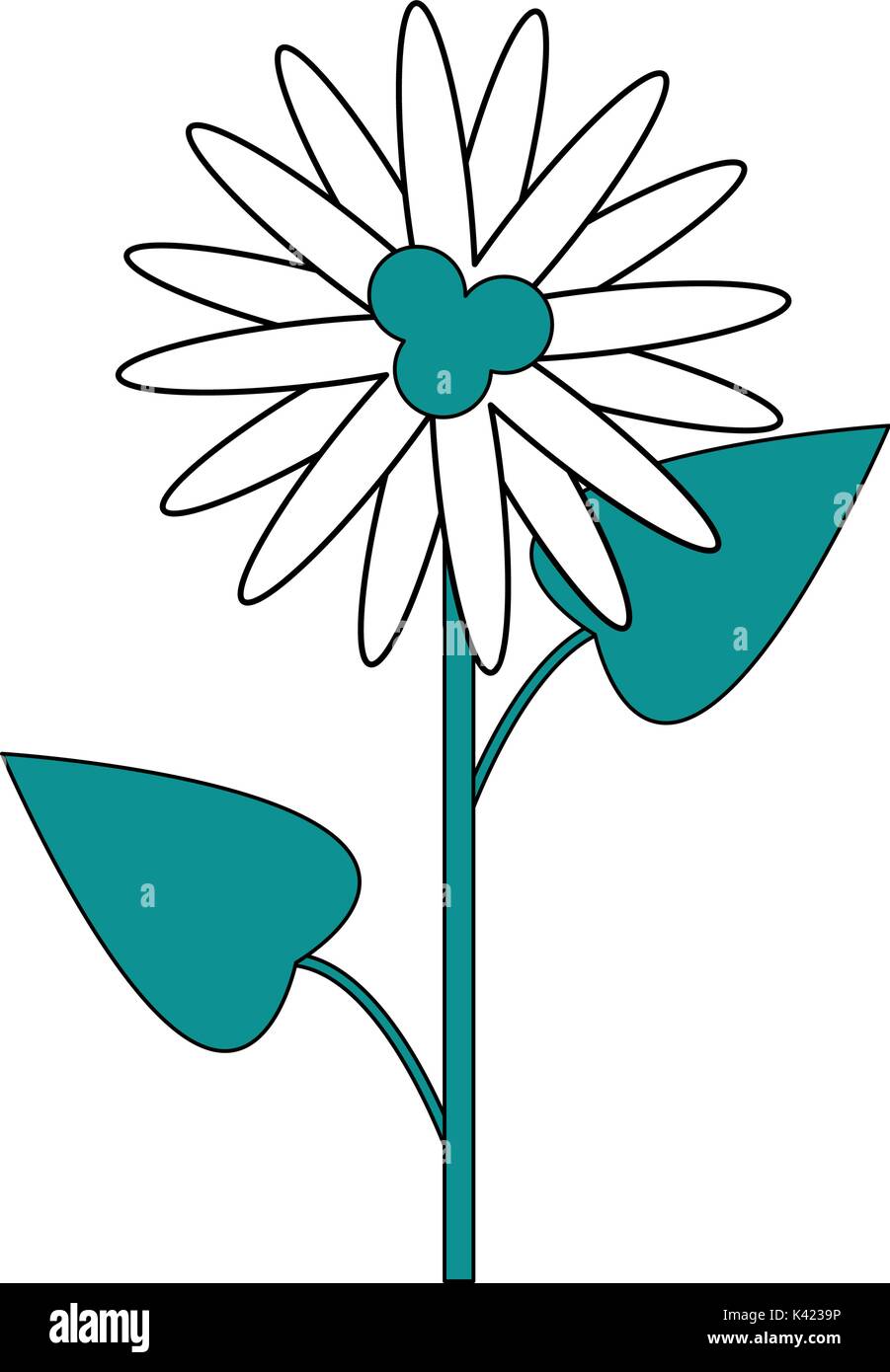 Isolated flower design Stock Vector Image & Art - Alamy