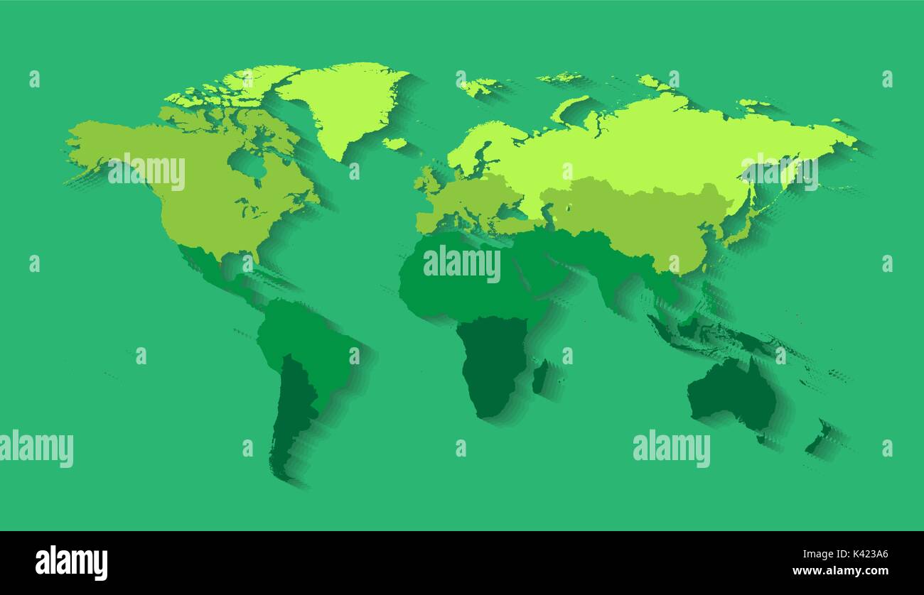 world map infographic Stock Vector