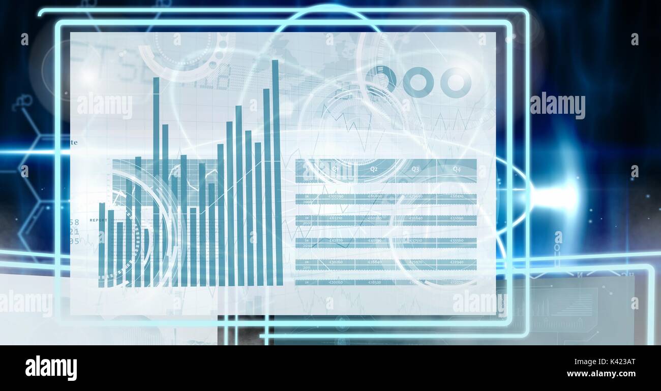 Digital composite of technology interface panels Stock Photo - Alamy