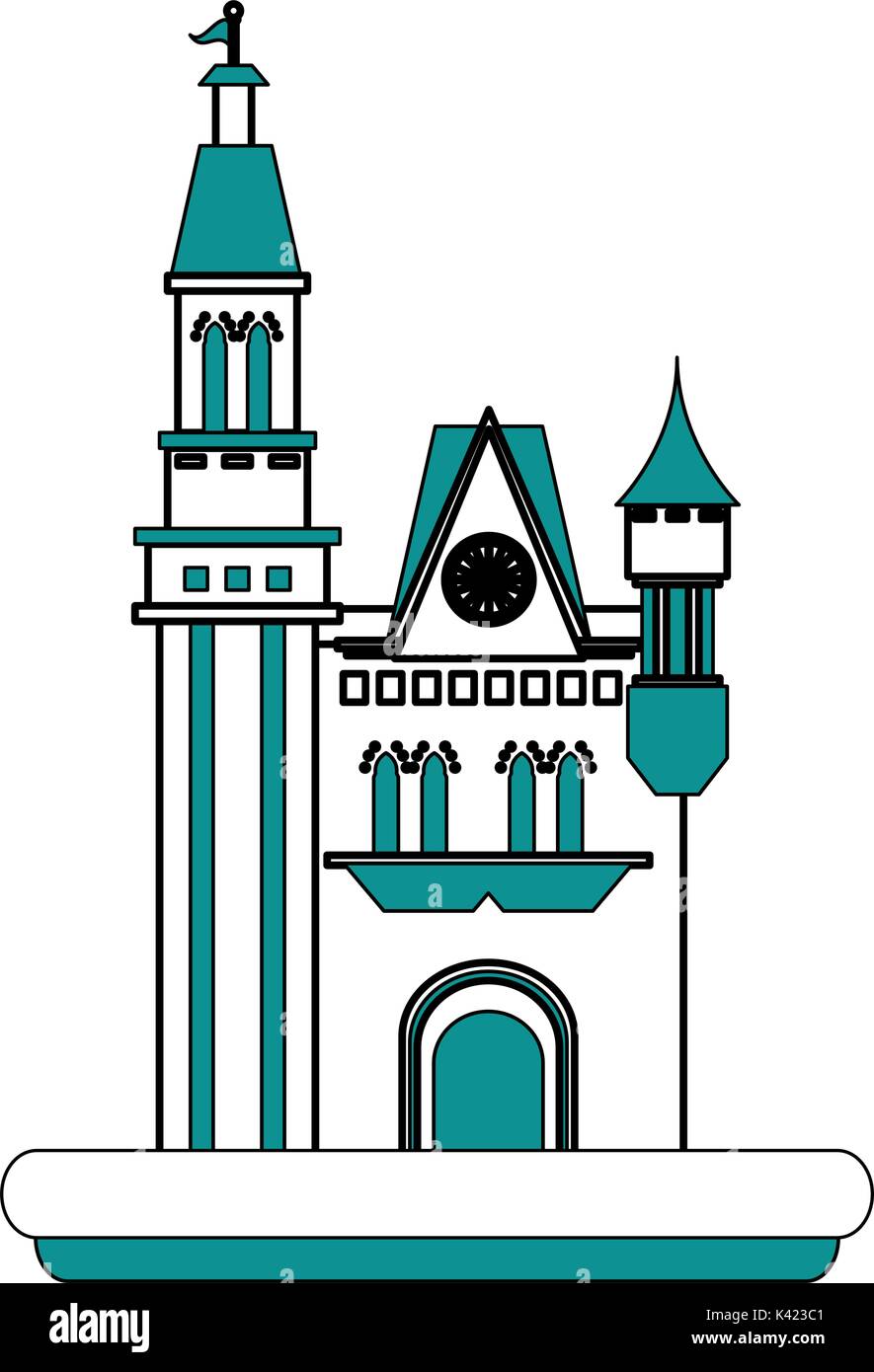Isolated castle design Stock Vector Image & Art - Alamy