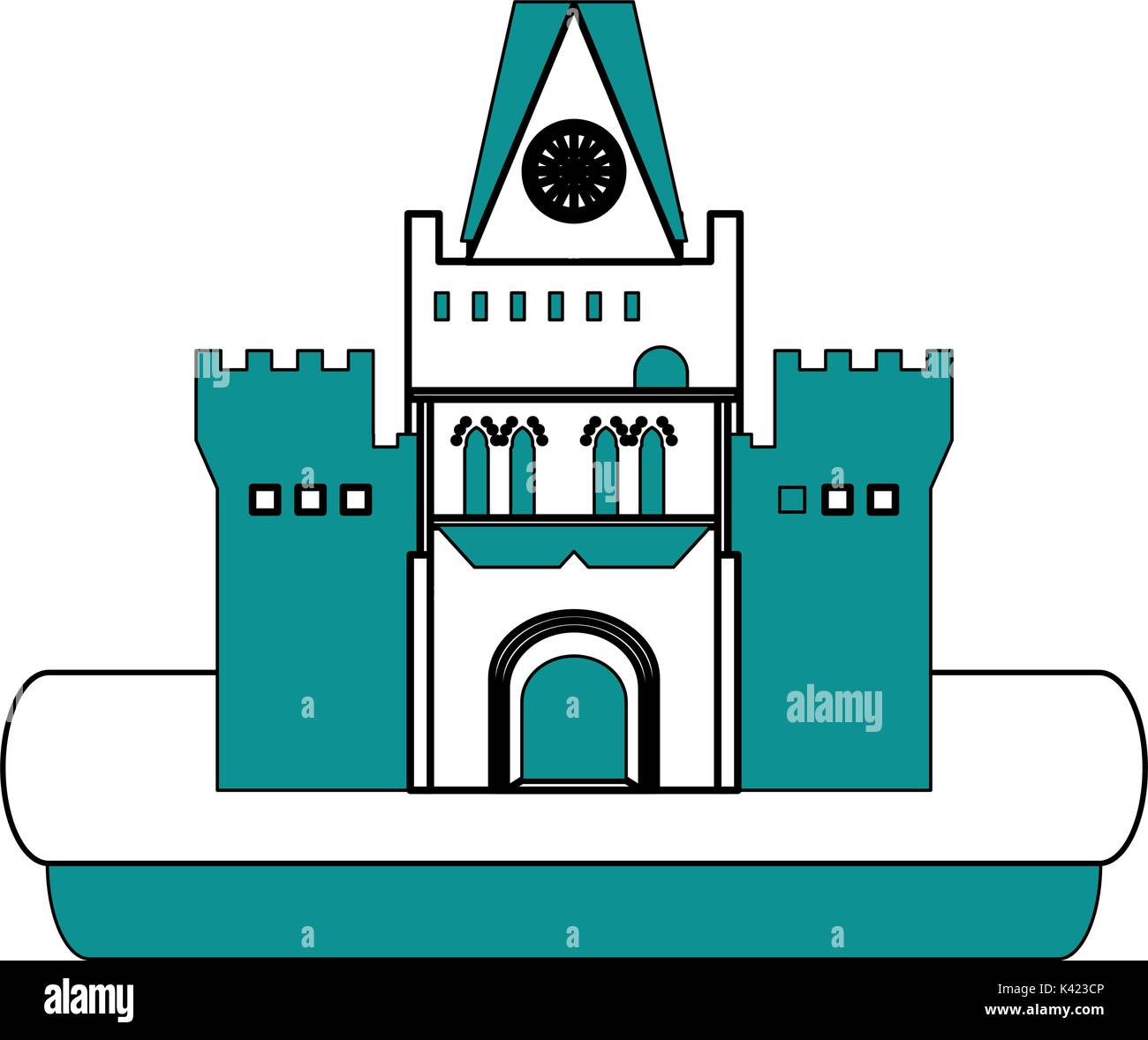 Isolated castle design Stock Vector Image & Art - Alamy
