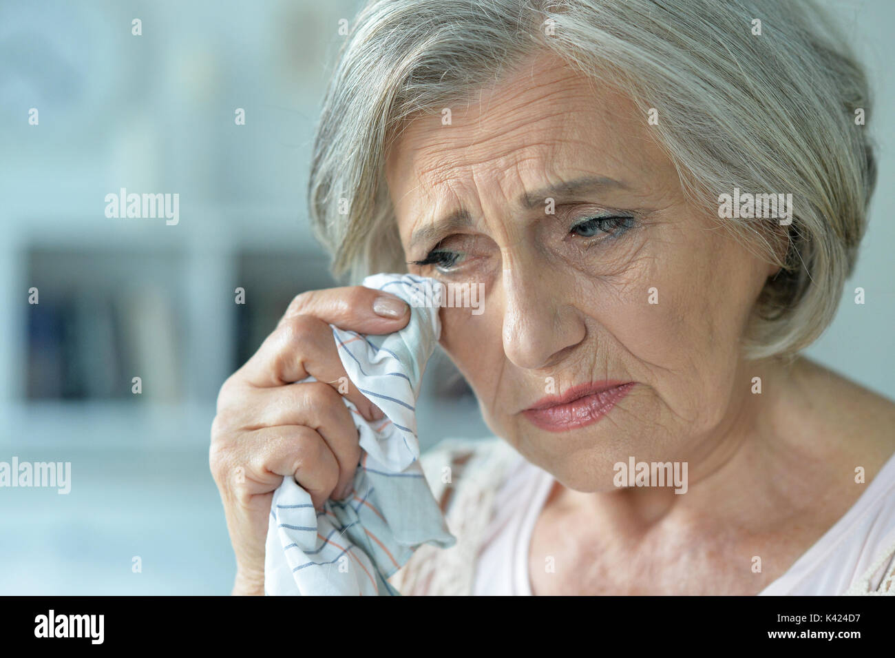 Senior woman portrait Stock Photo