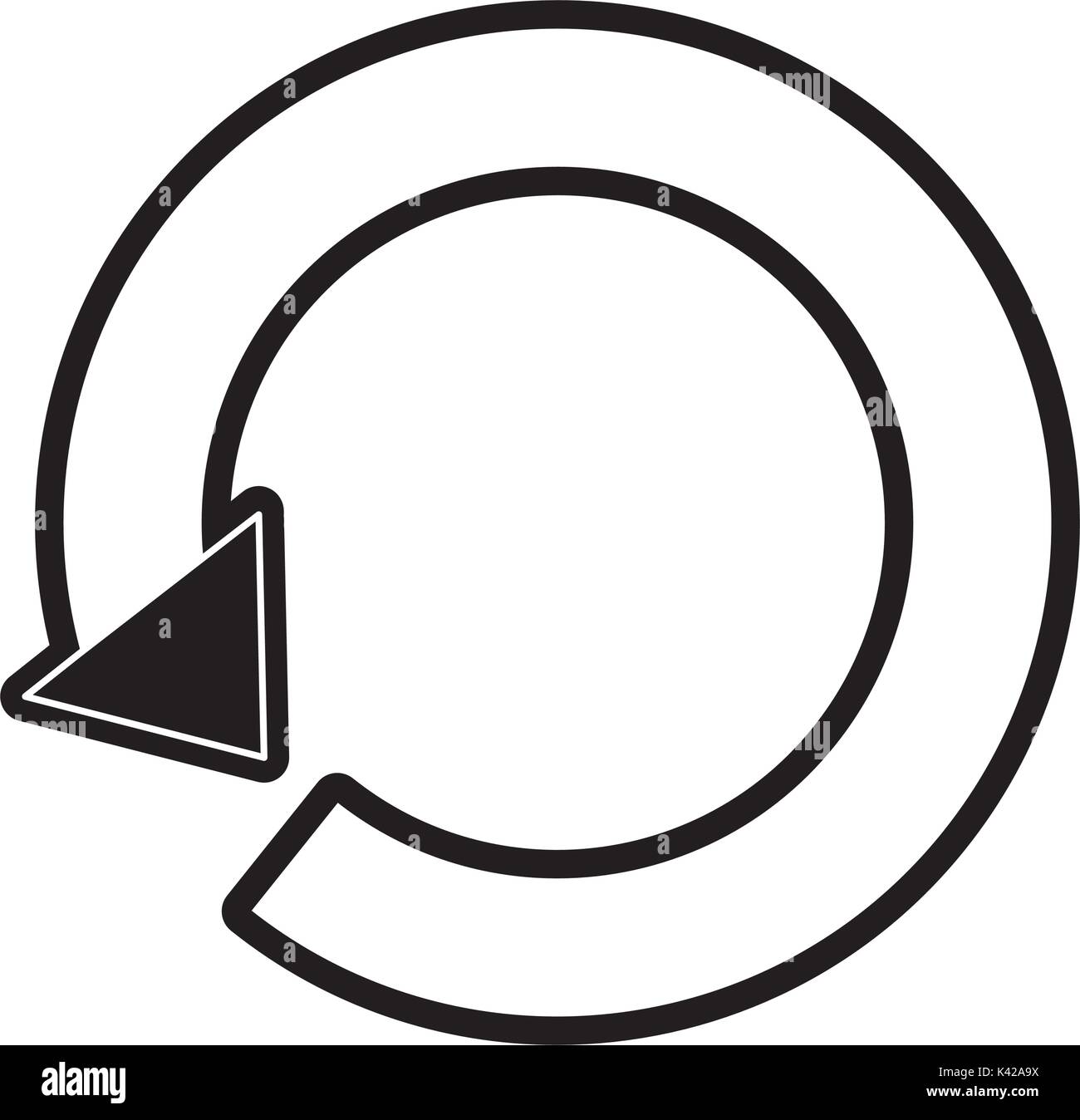 Replay Arrow Icon Stock Vector Image Art Alamy Replay Arrow Icon Stock Vector Image Art Alamy