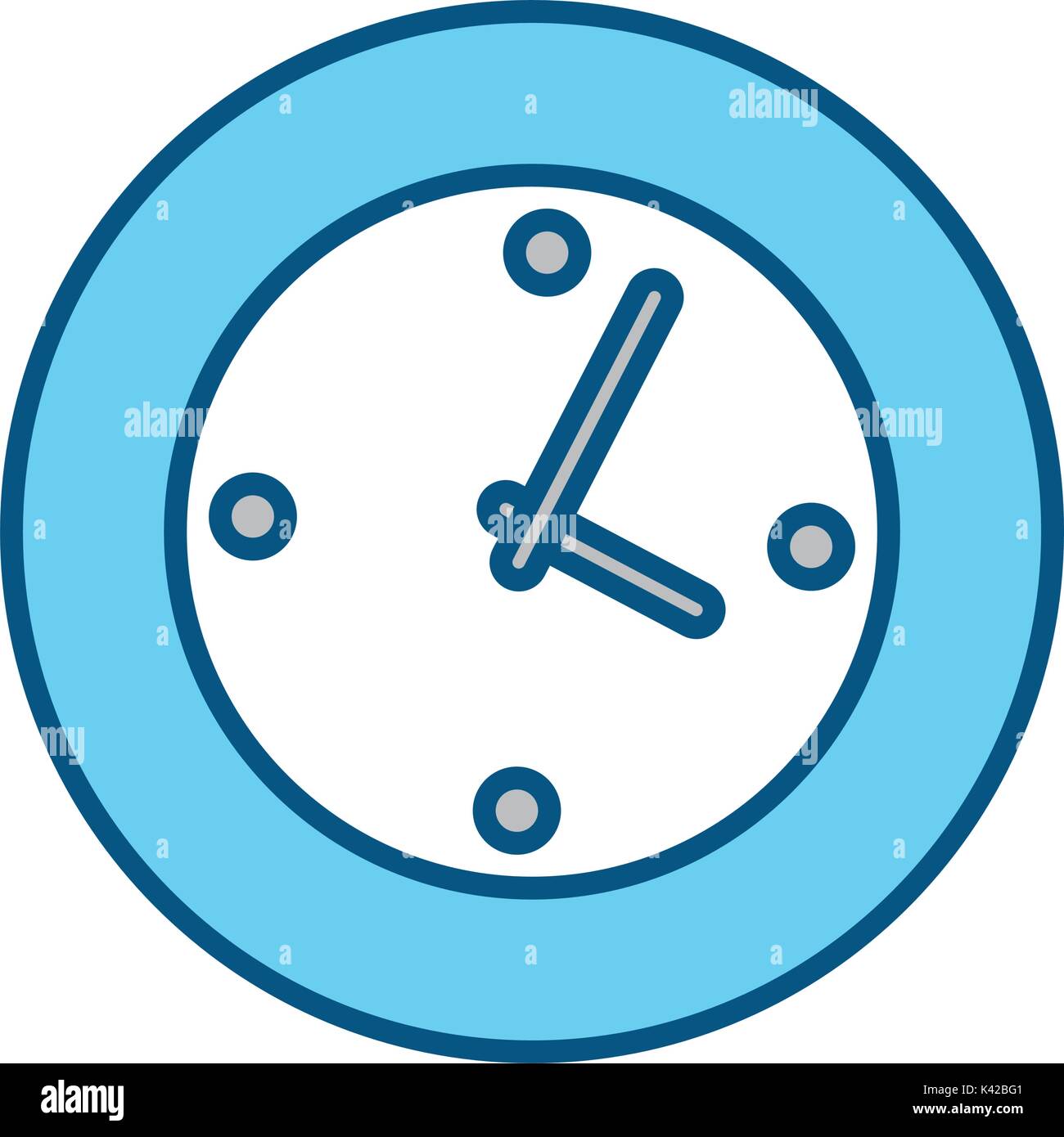 clock vector illustration Stock Vector Image & Art - Alamy