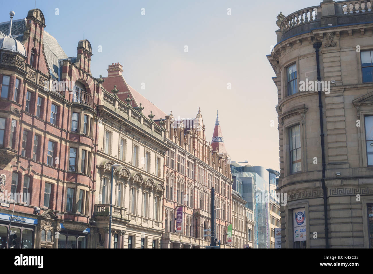 Leeds City Centre - Architecture Stock Photo