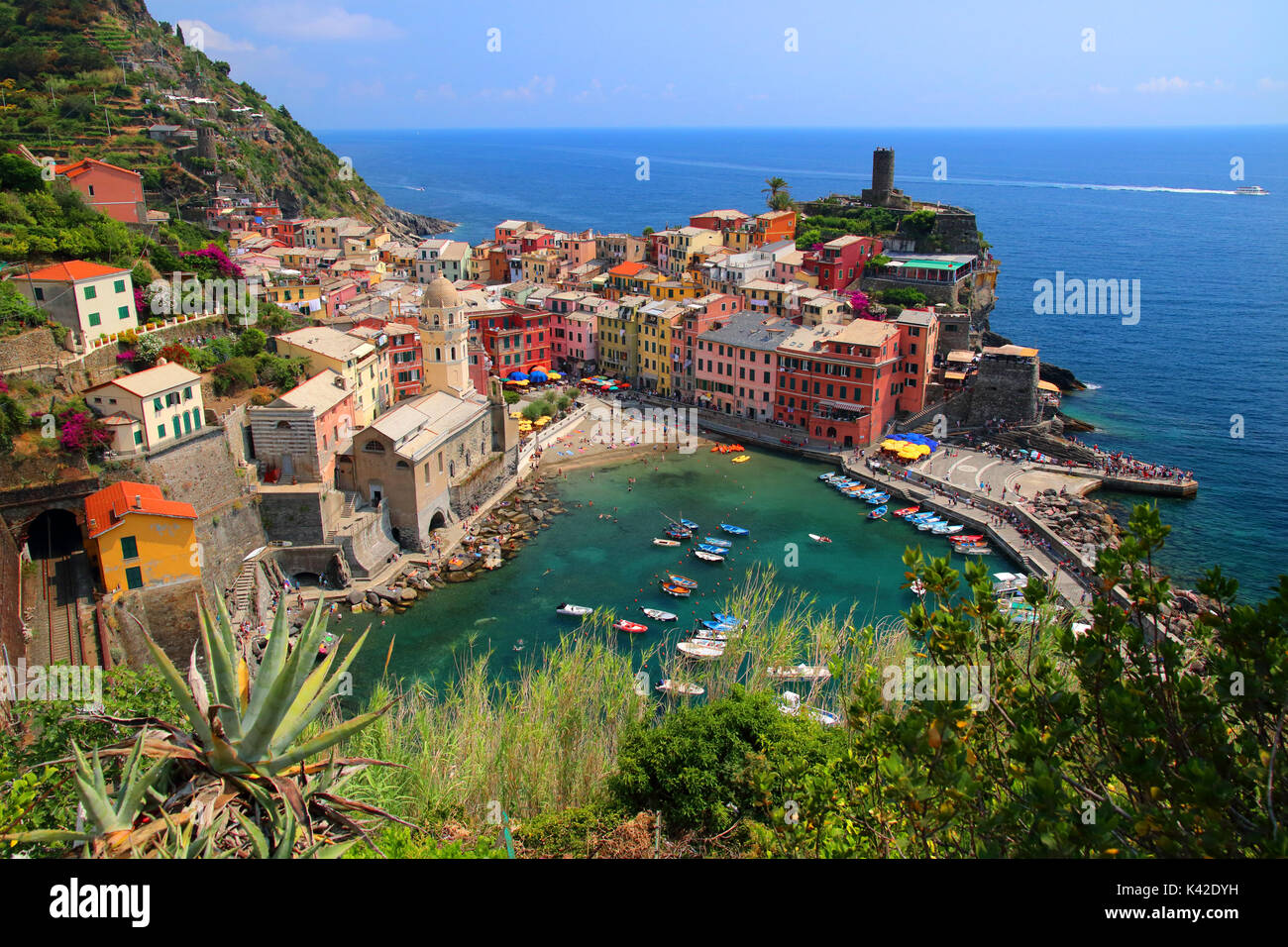 The Colourful Fishing Village Of Vernazza Part Of The World famous 