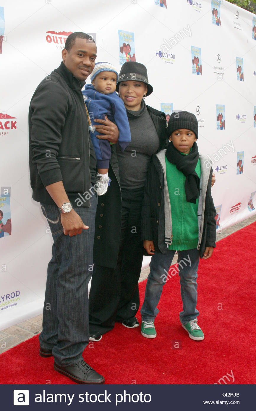 Duane Martin and Tisha Campbell and family. Holly Robinson Peete and ...