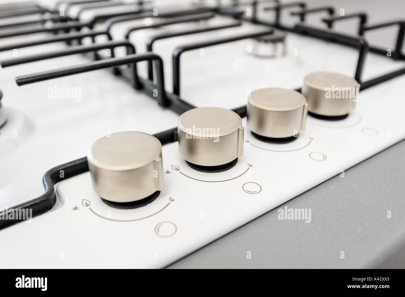 Brand new gas stove Stock Photo Alamy
