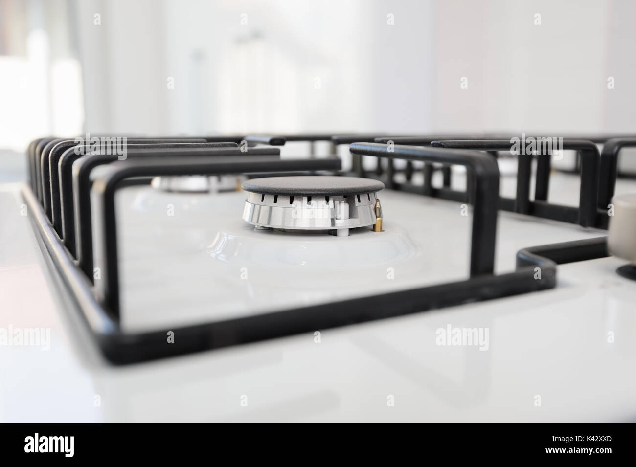 Brand new gas stove Stock Photo Alamy