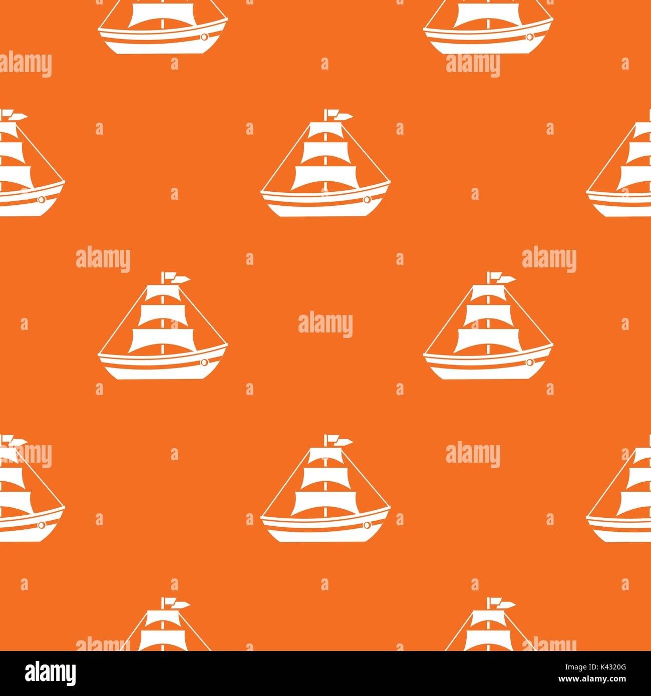 Boat with sails pattern seamless Stock Vector Image & Art - Alamy
