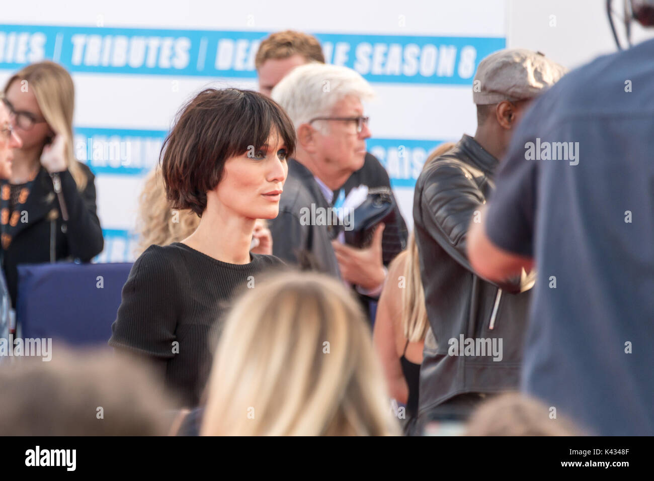 French actress Clotilde Hesme on the red carpet at the 43rd Deauville American Film festival, on September 2, 2017 in Deauville, France Stock Photo