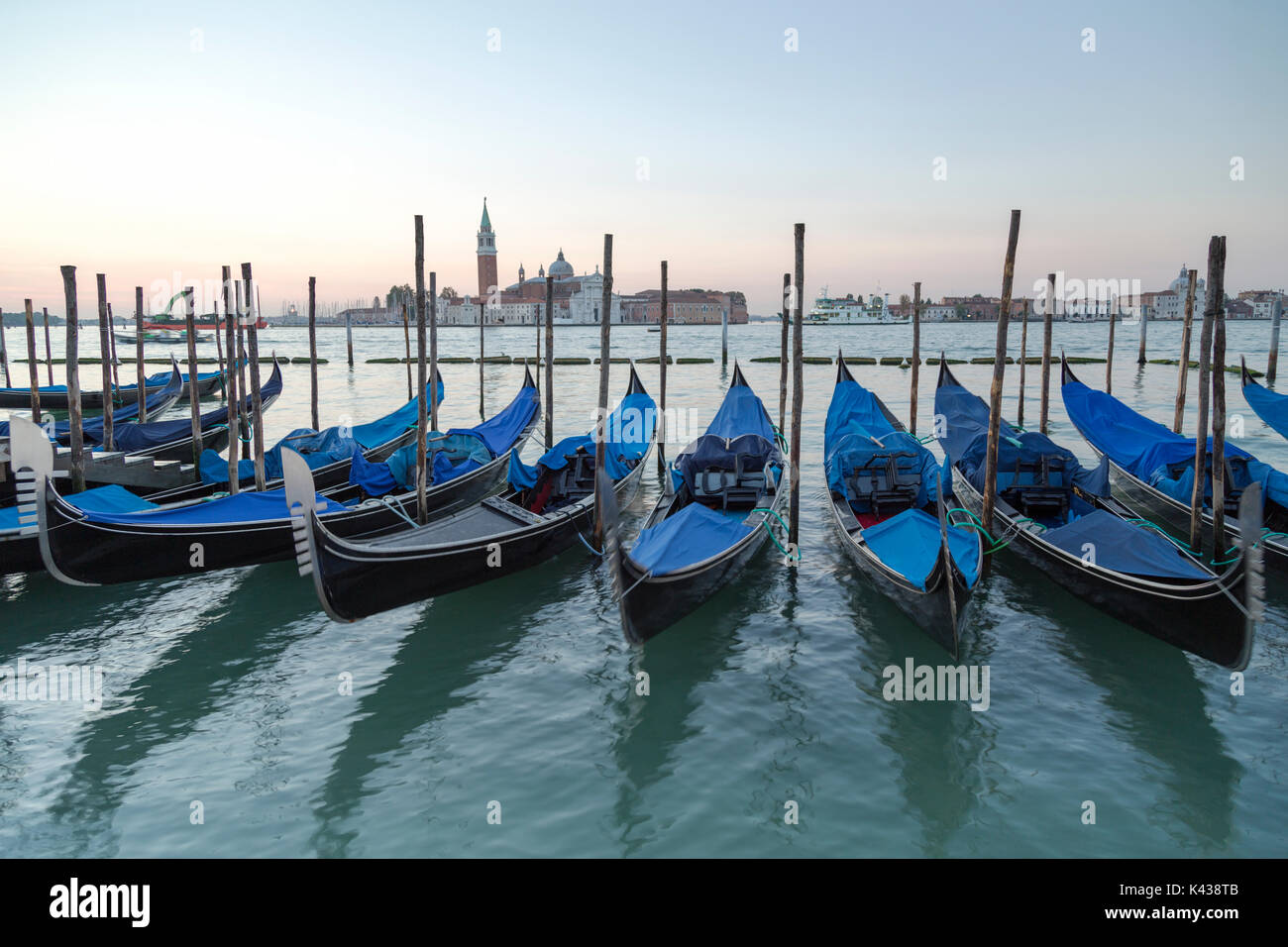 Gondolas With Blue Covers High Resolution Stock Photography and Images ...
