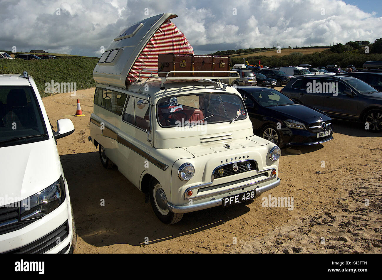 Bedford motor home Stock Photo Alamy