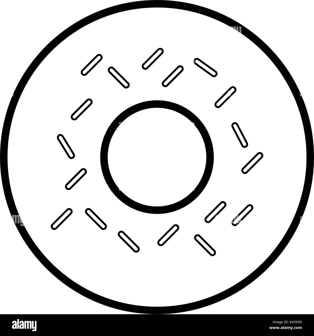 Clip art donut Black and White Stock Photos & Images - Alamy