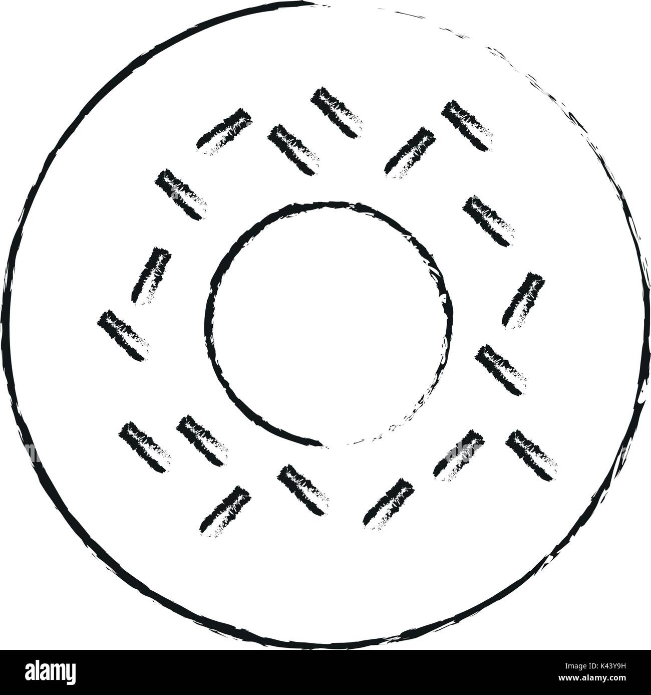 Isolated donut design Stock Vector Image & Art - Alamy