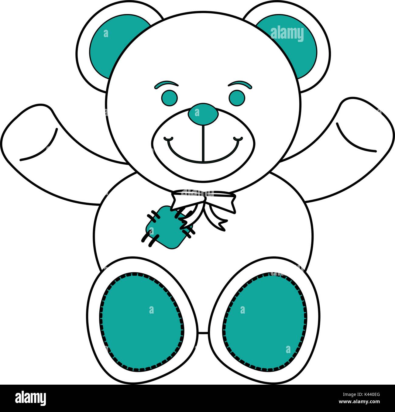 Isolated teddy bear design Stock Vector Image & Art - Alamy