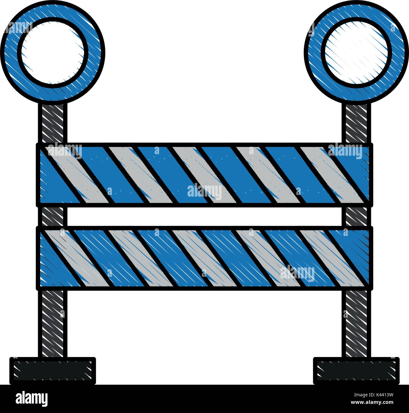 Under construction barrier Stock Vector Image & Art - Alamy