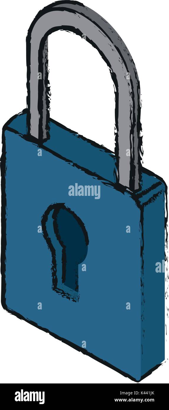 Padlock security system Stock Vector Image & Art - Alamy