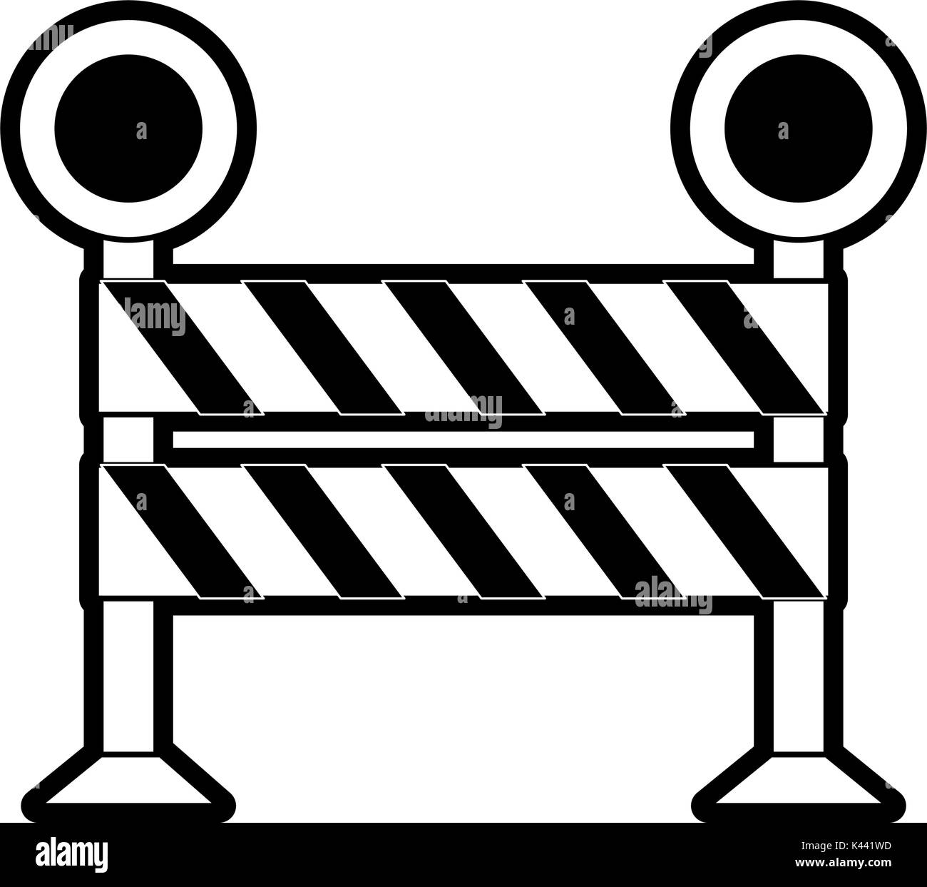 Under construction barrier Stock Vector Image & Art - Alamy