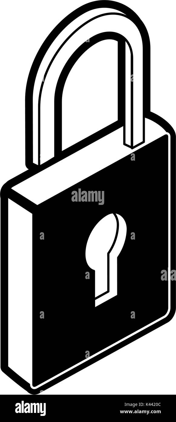 Padlock security system Stock Vector Image & Art - Alamy
