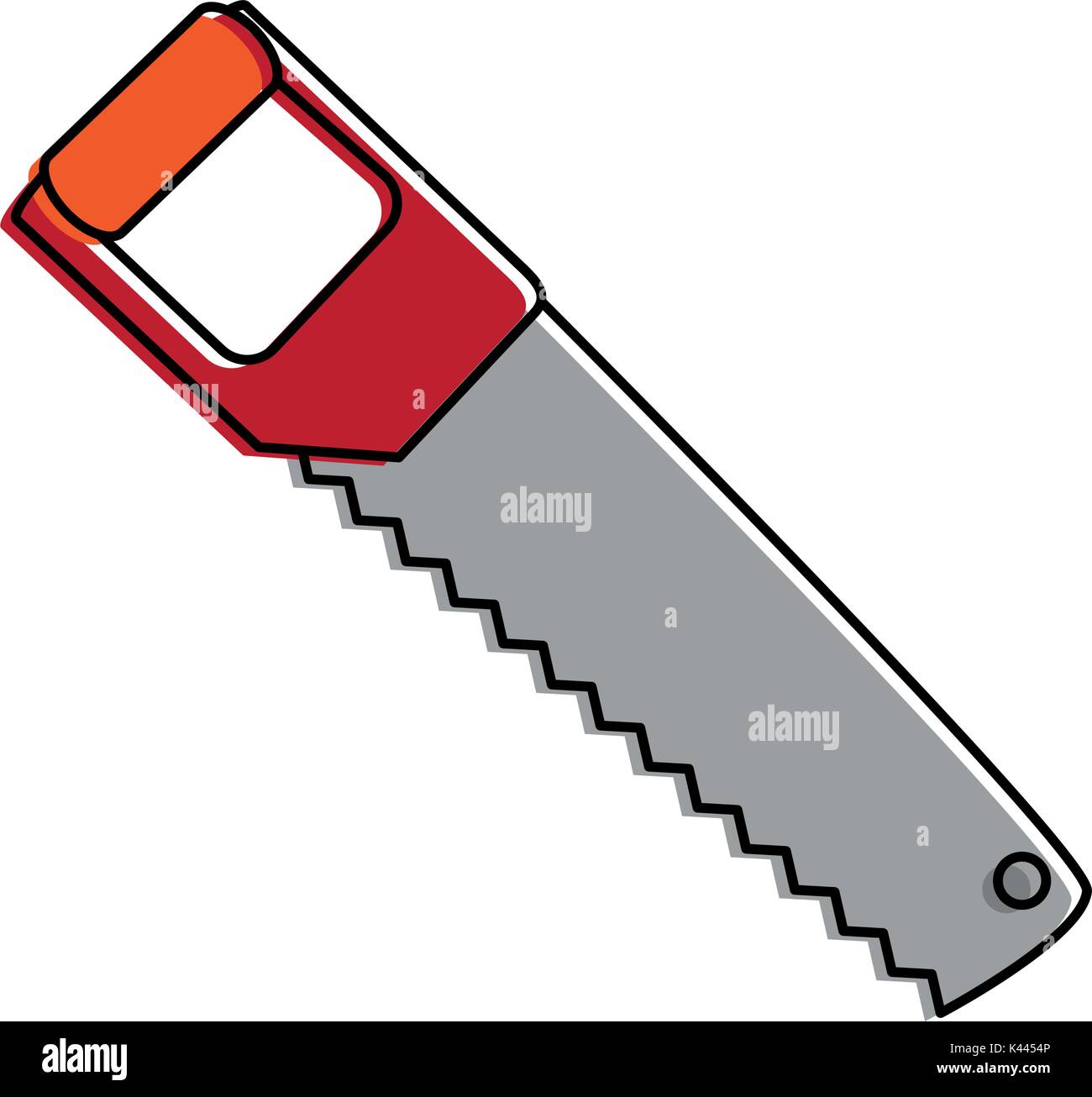 Saw isolated tool Stock Vector Image & Art - Alamy