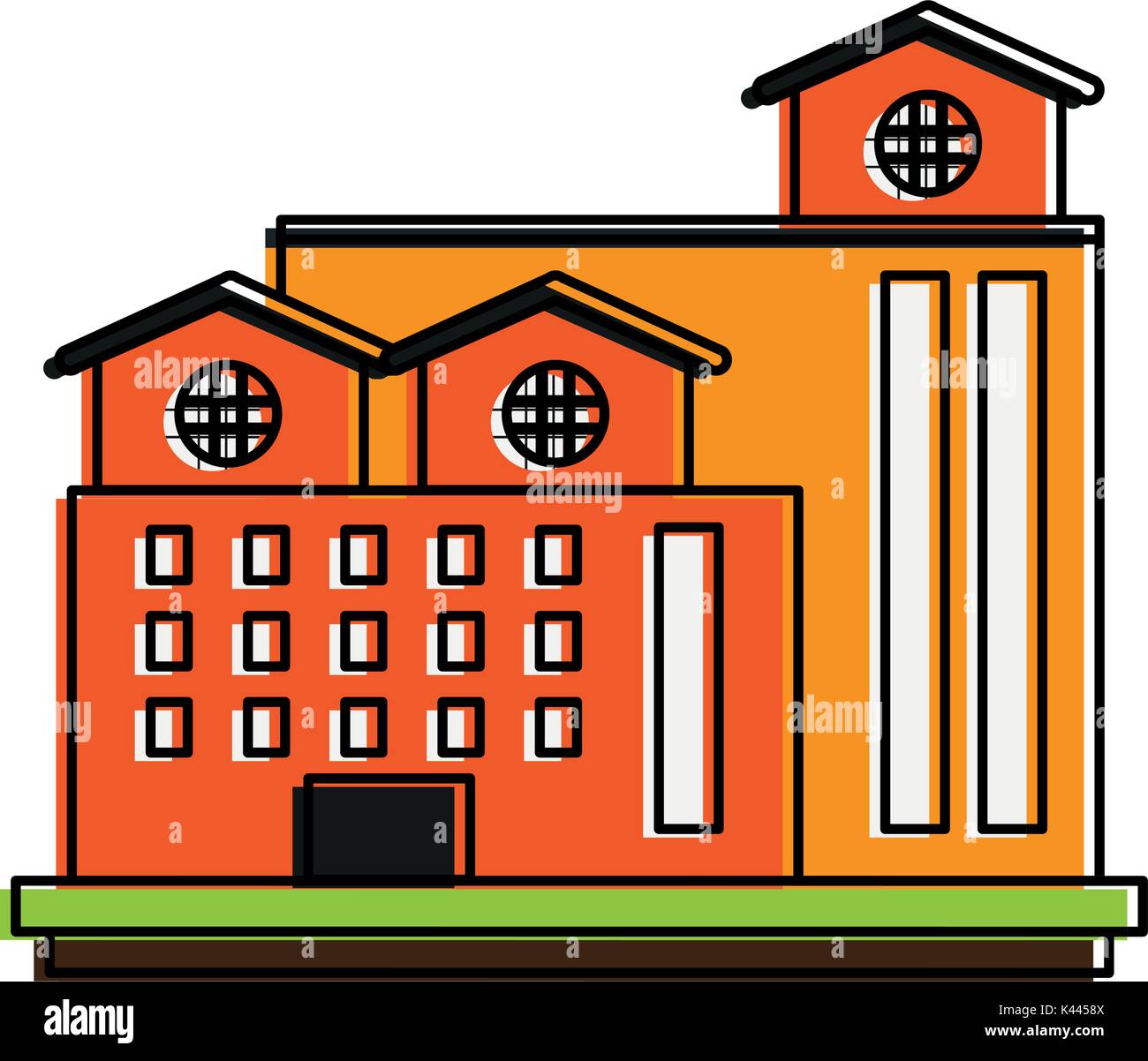 Industrial plant factory Stock Vector Image & Art - Alamy