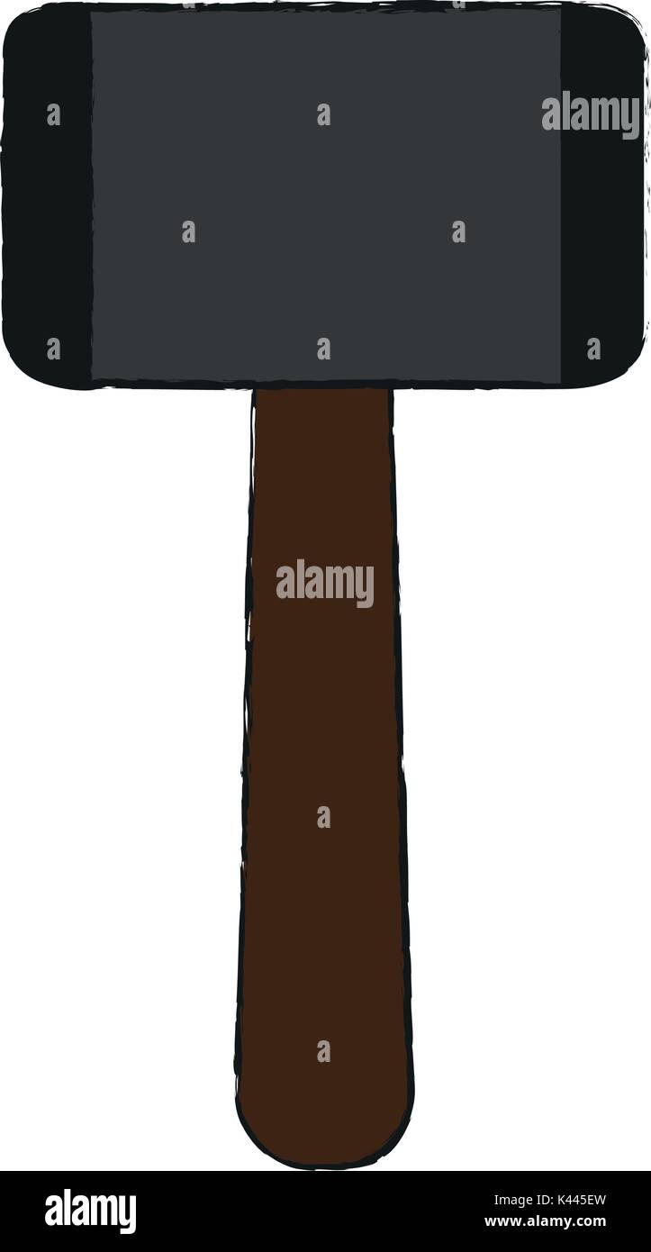 Hammer isolated tool Stock Vector Image & Art - Alamy
