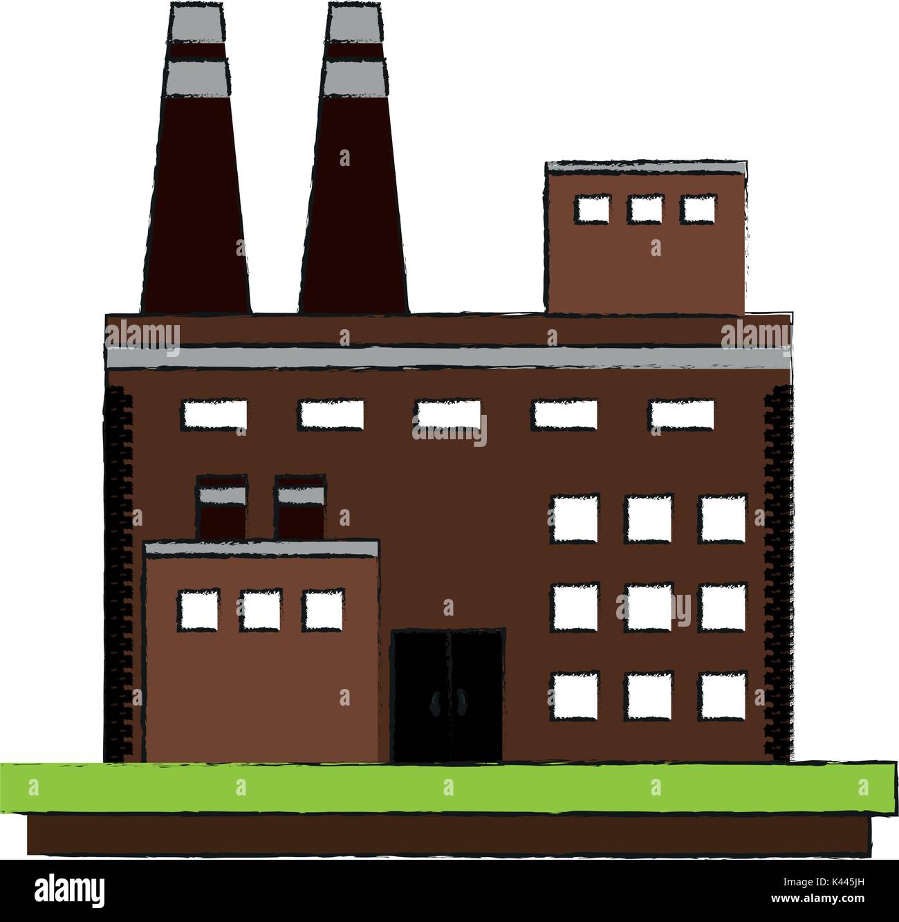 Industrial plant factory Stock Vector Image & Art - Alamy