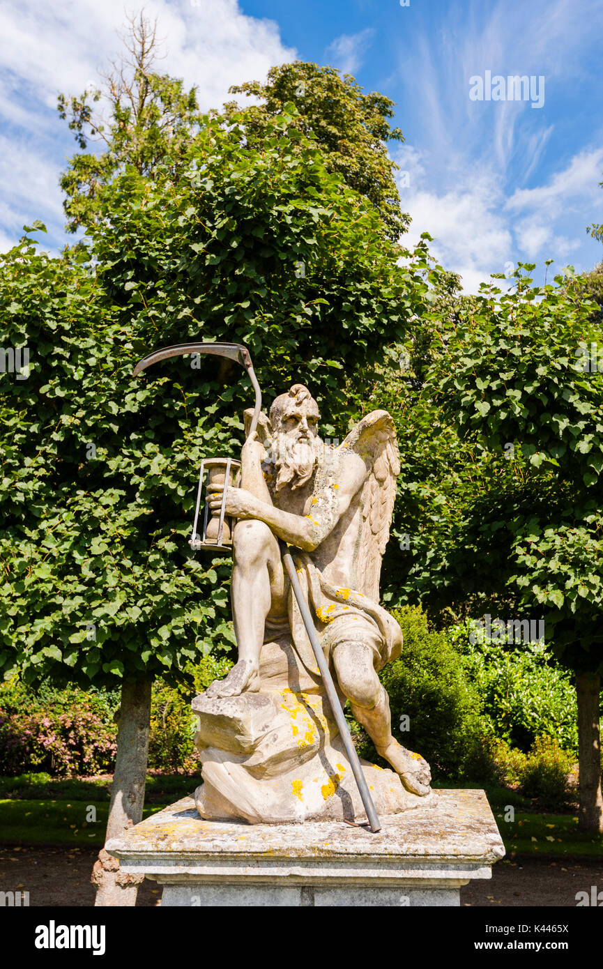 A statue in the Gardens at Sandringham House at Sandringham Estate in Norfolk , England , Britain , Uk Stock Photo