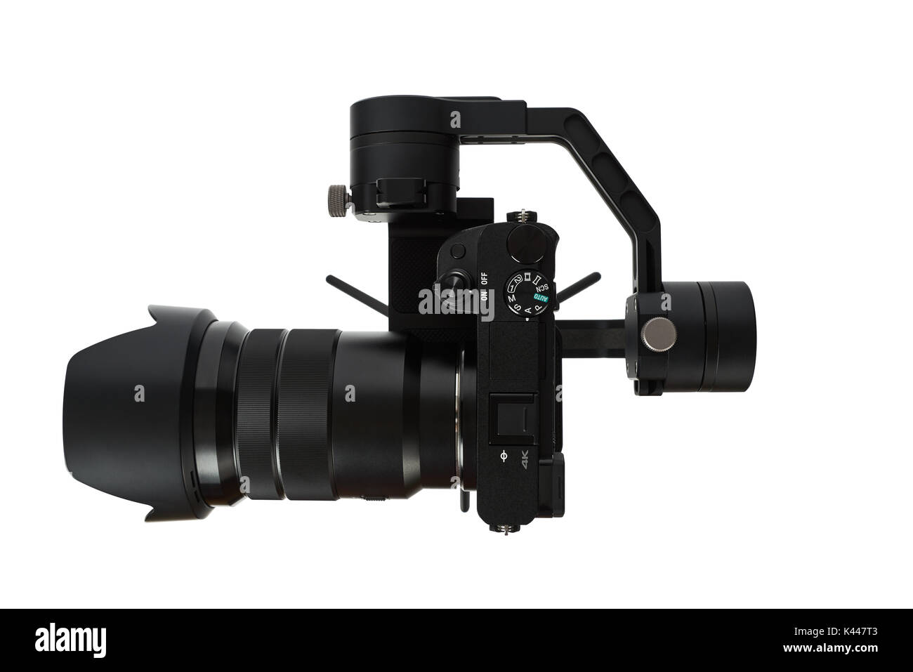 3axis gimbals Stabilization System with Mirrorless Camera. Using this
