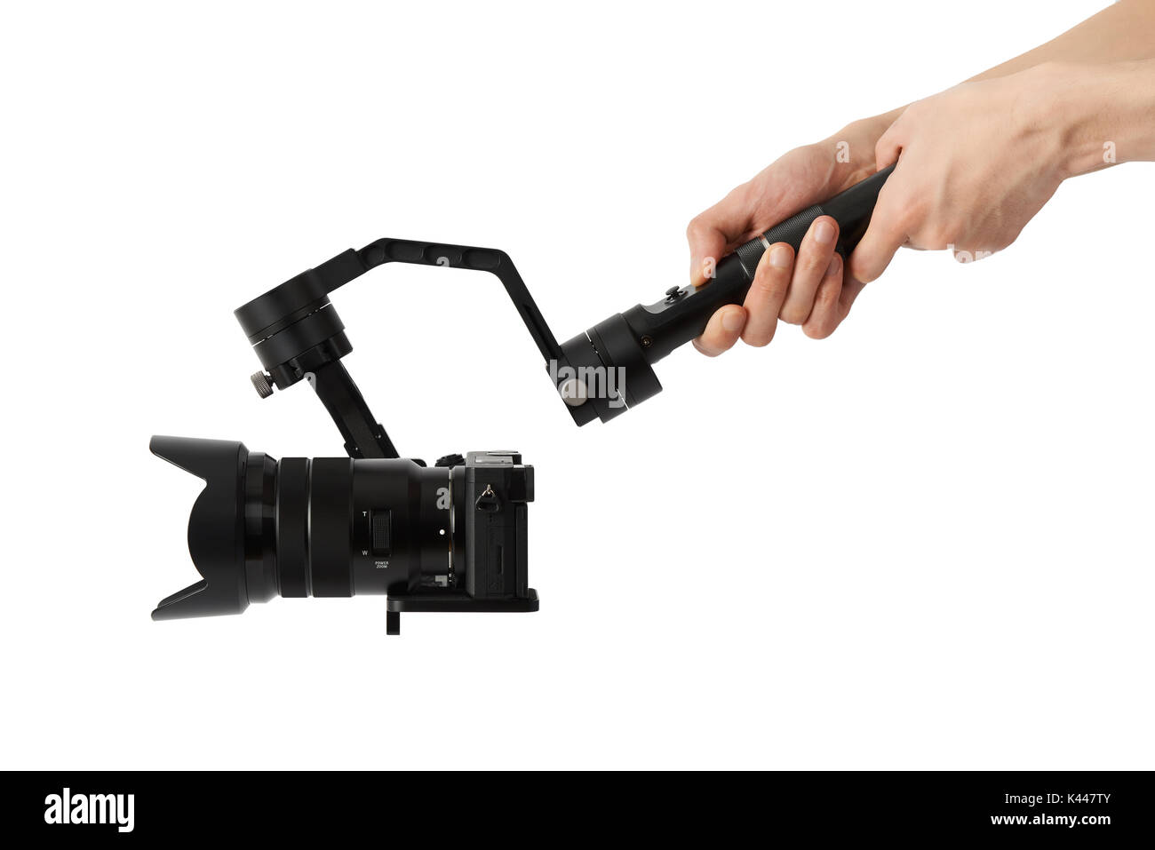 3axis gimbals Stabilization System with Mirrorless Camera. Using this