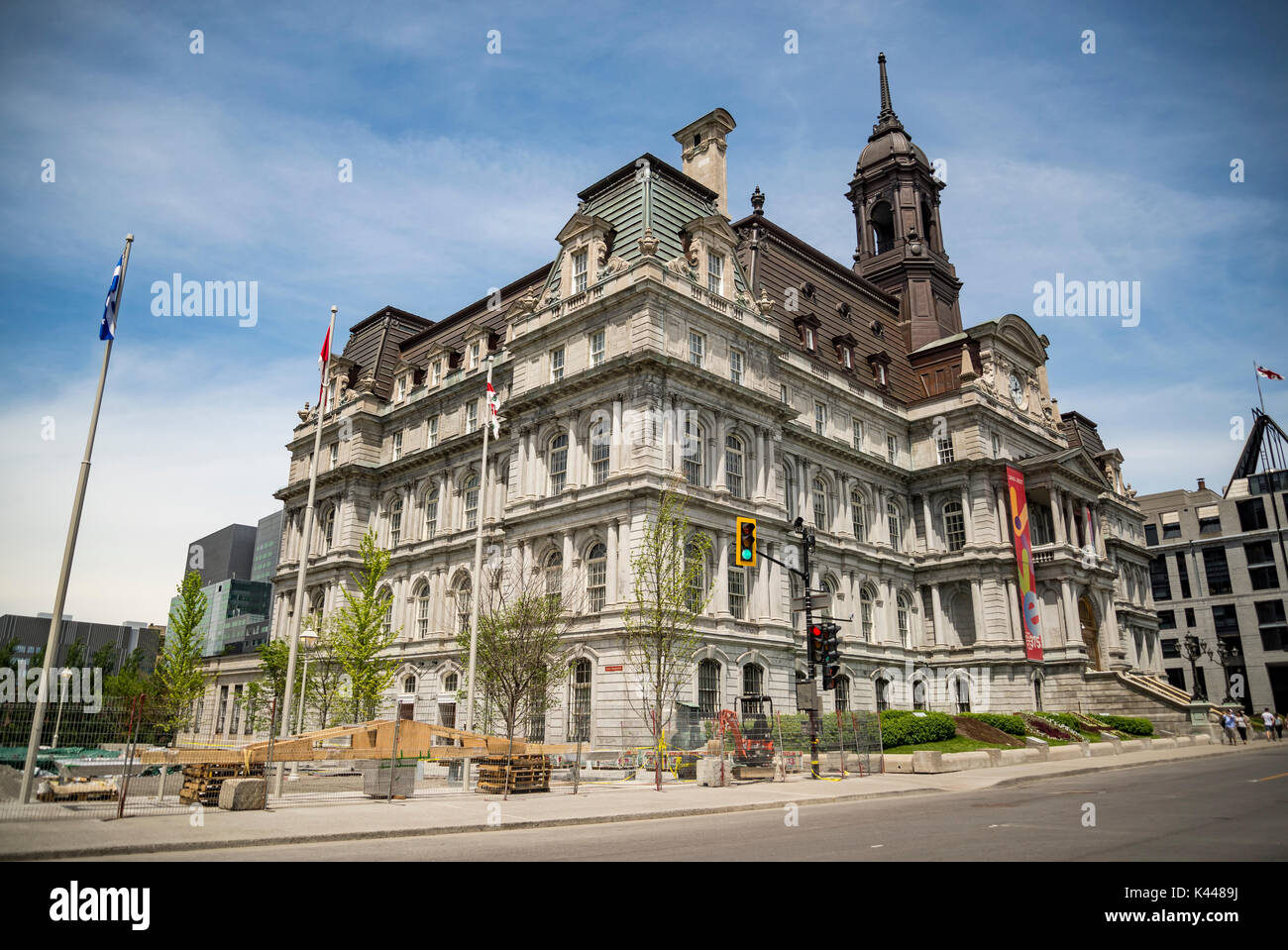 Montreal's city hall, Canada Stock Photo Alamy