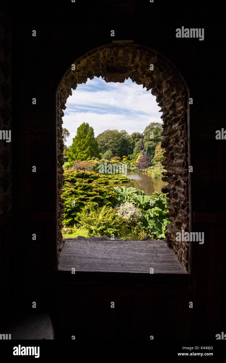 Inside the building beside the lake at Sandringham House at Sandringham Estate in Norfolk , England , Britain , Uk Stock Photo