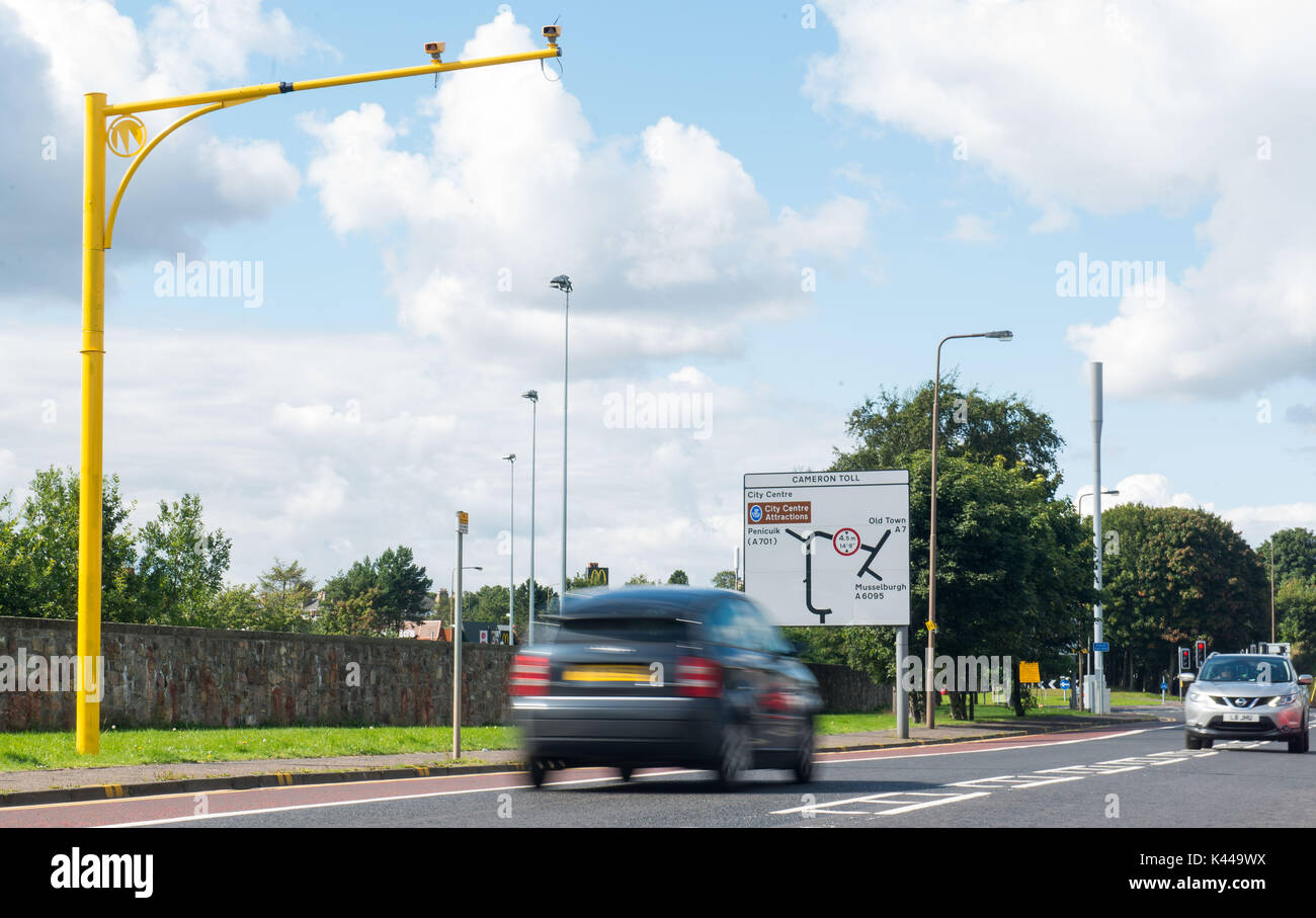 Picture Average speed camer, Old Dalkeith Road Stock Photo Alamy