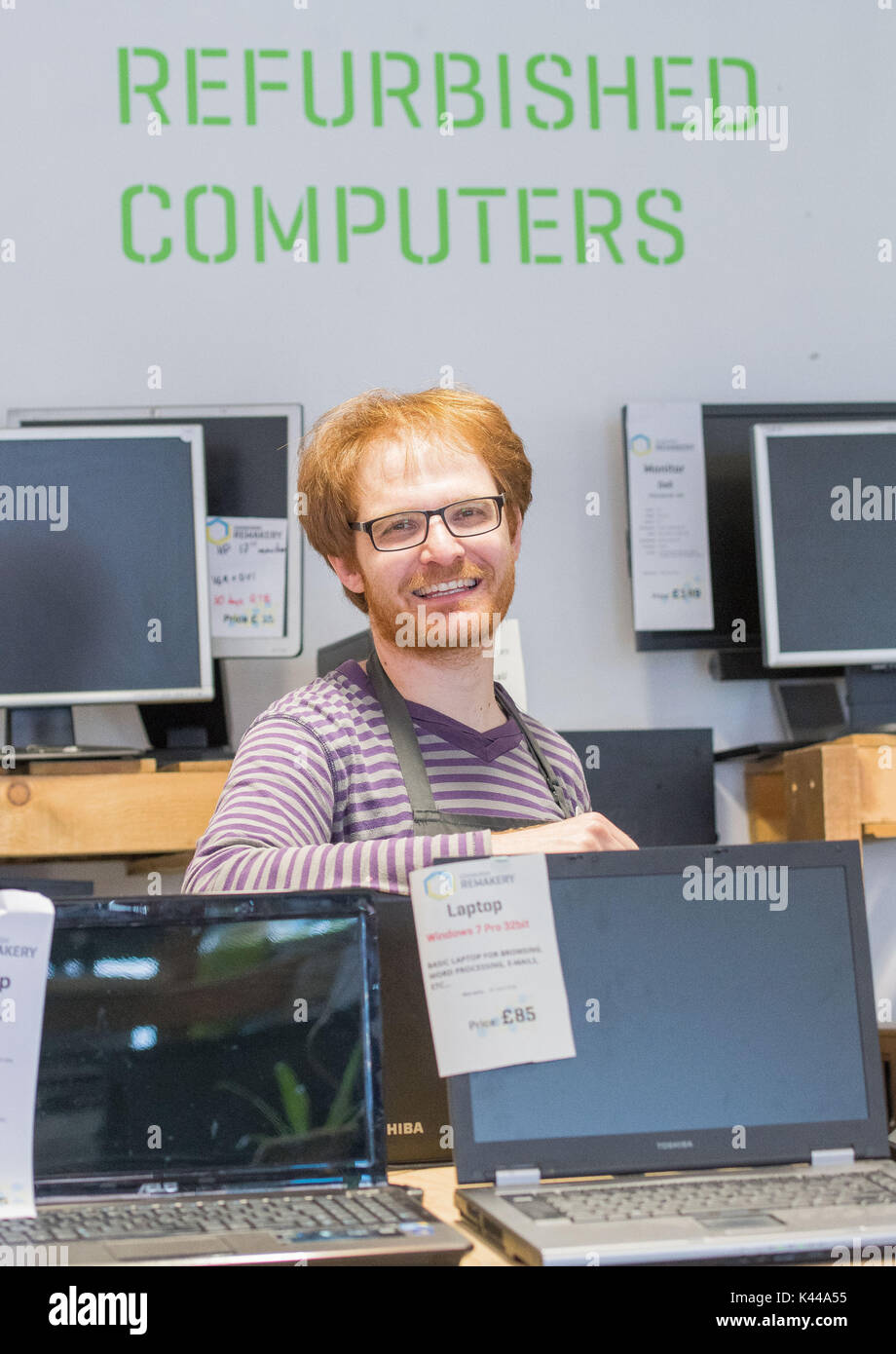 Picture Edinburgh Remakery, Leith Walk, Computer Technician Mario